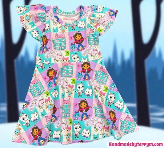 Patchwork Gabby Dress - Size 3