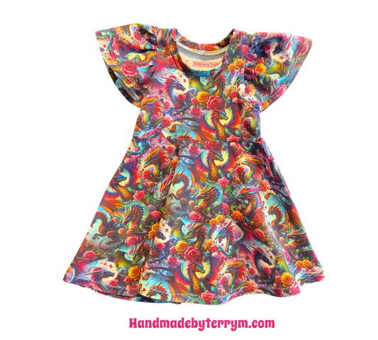 (1445) Dragon Dress - Size 1