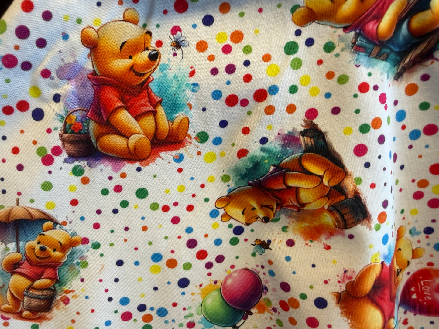 (1668) Charming Bear Dress - Size 1