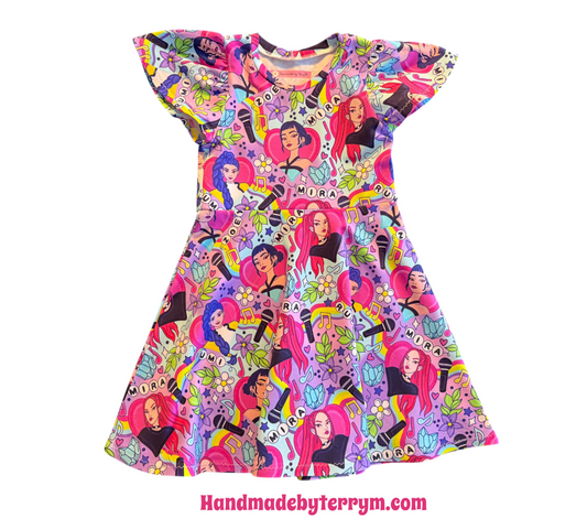 (1659) KPop Dress - Size 5