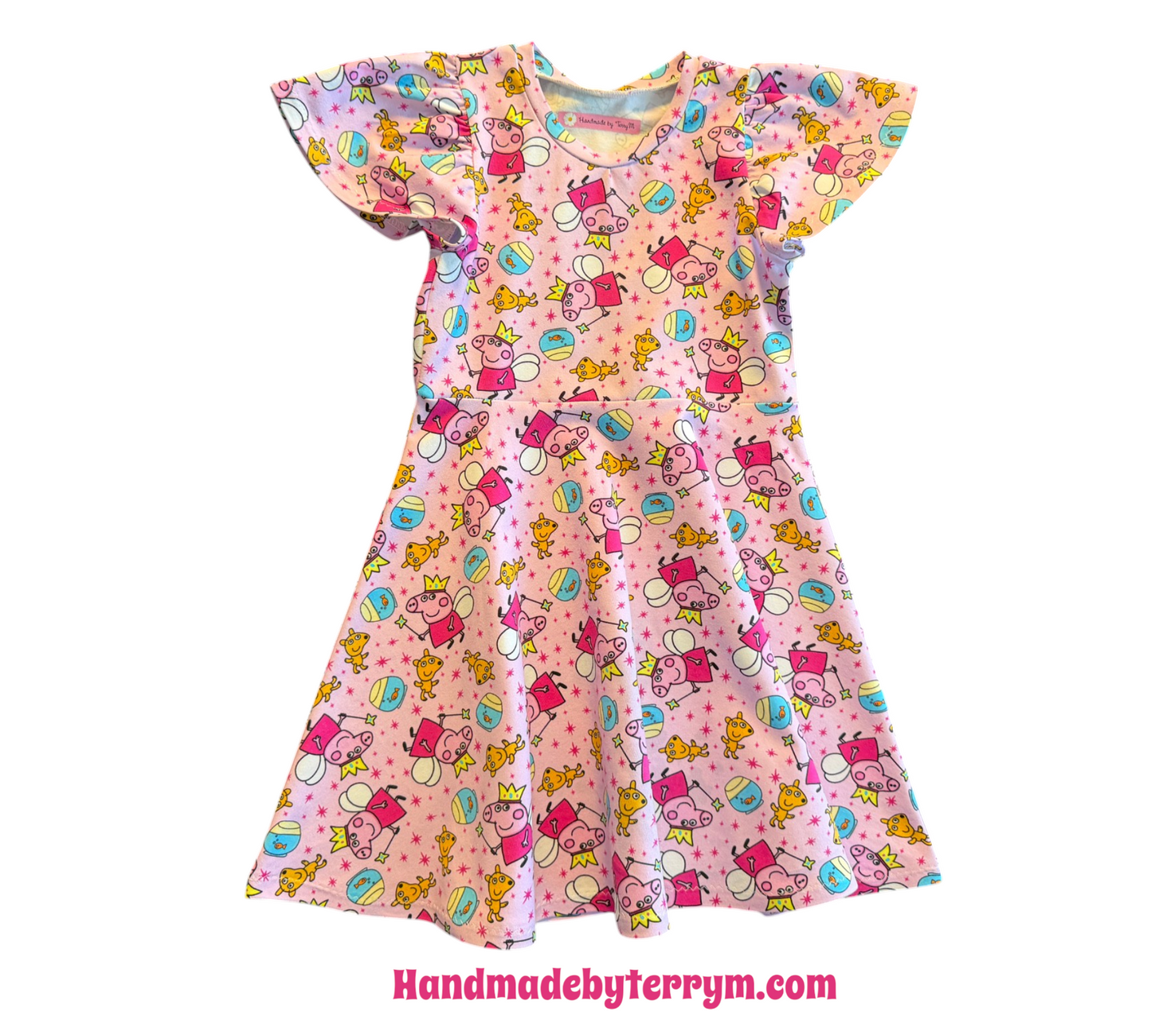 (1663) Pretty Pig Dress - Size 5