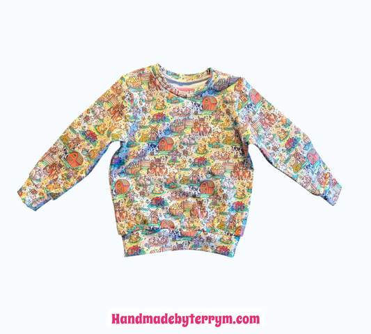 (1690) Farm Animal Jumper - Size 2