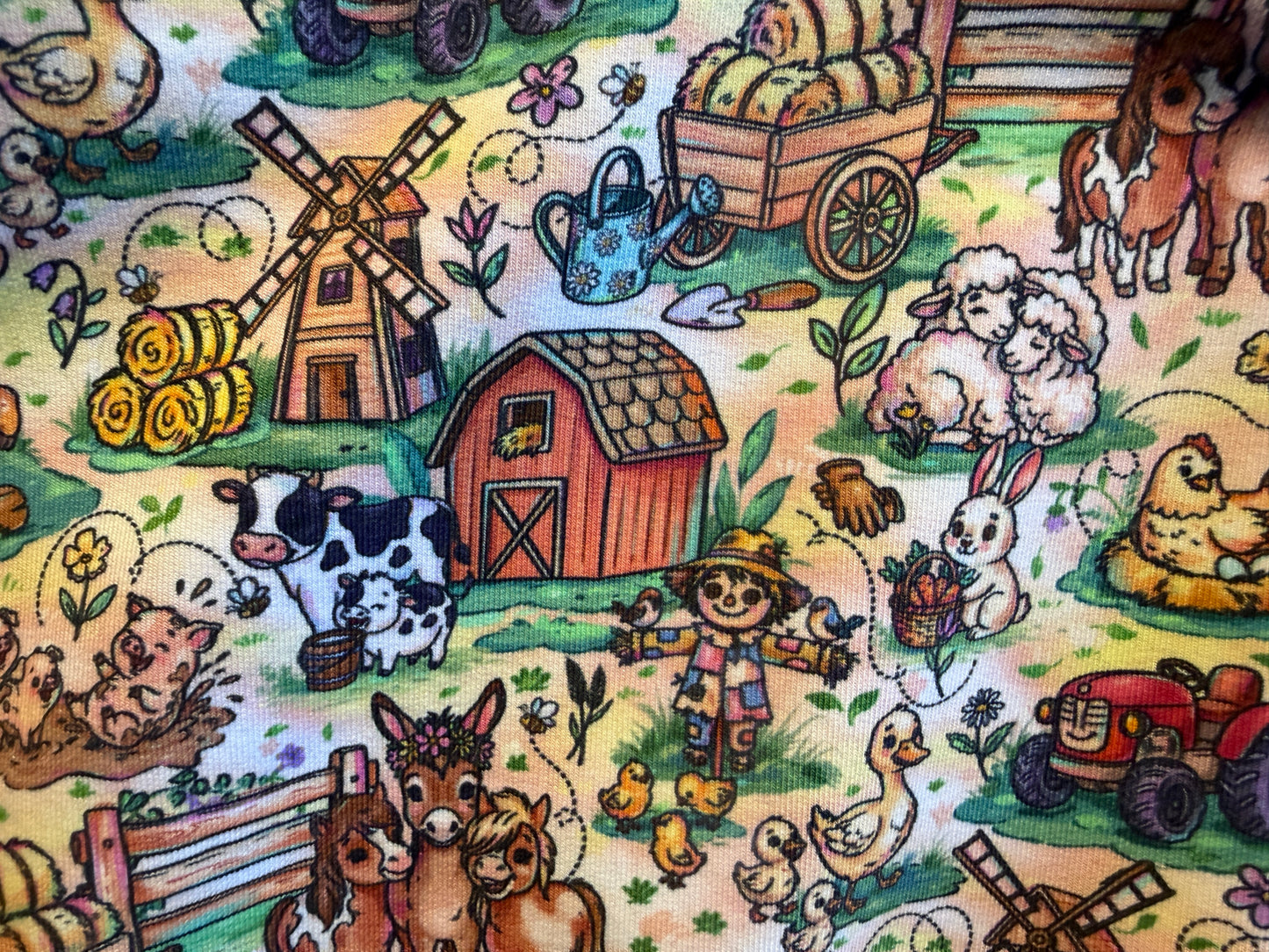 (1689) Farm Animal Jumper - Size 1
