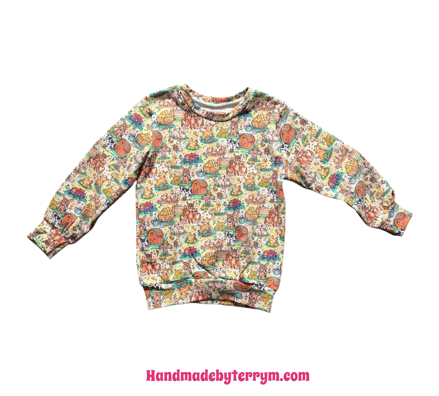 (1692) Farm Animal Jumper - Size 4