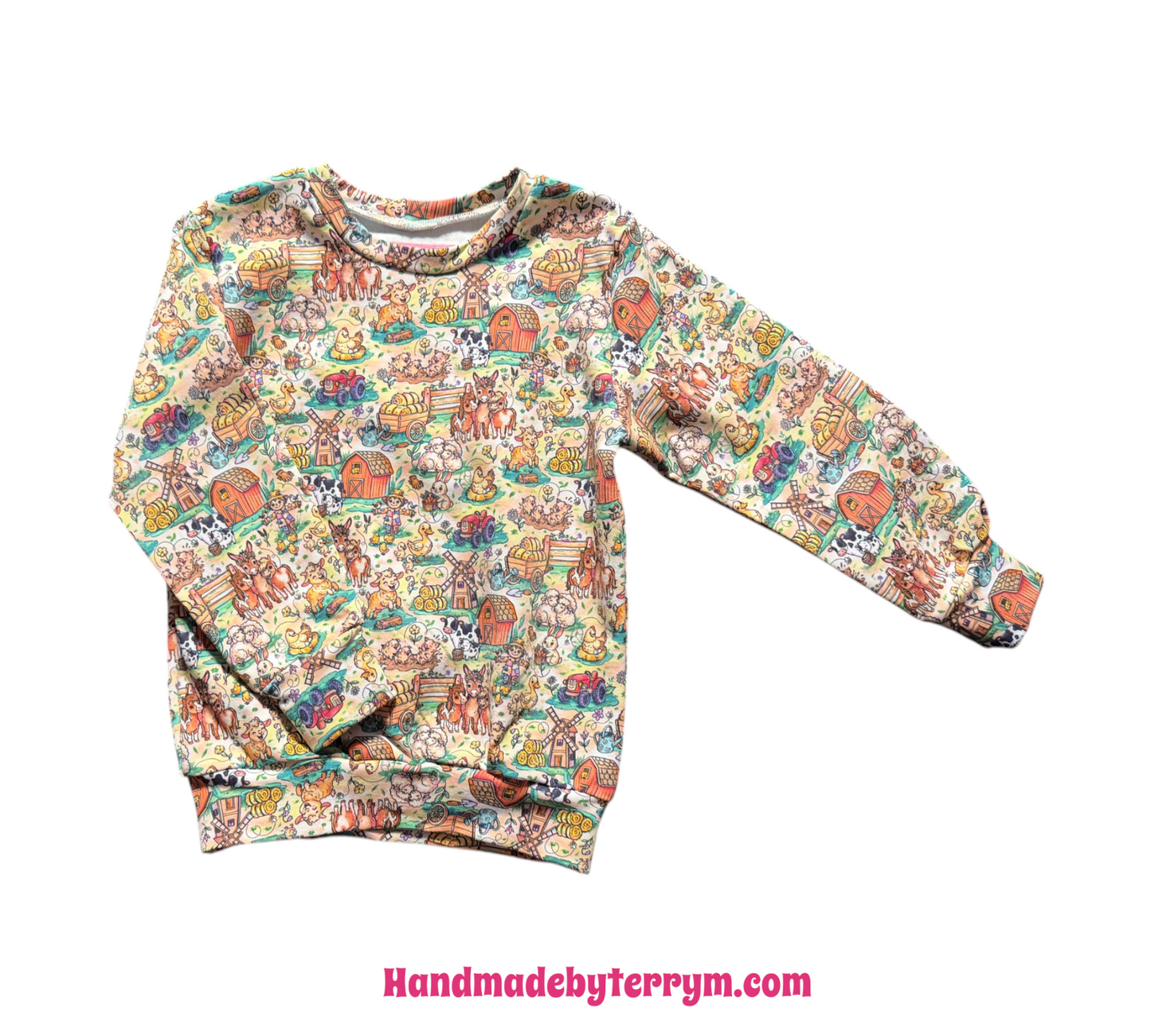(1692) Farm Animal Jumper - Size 4