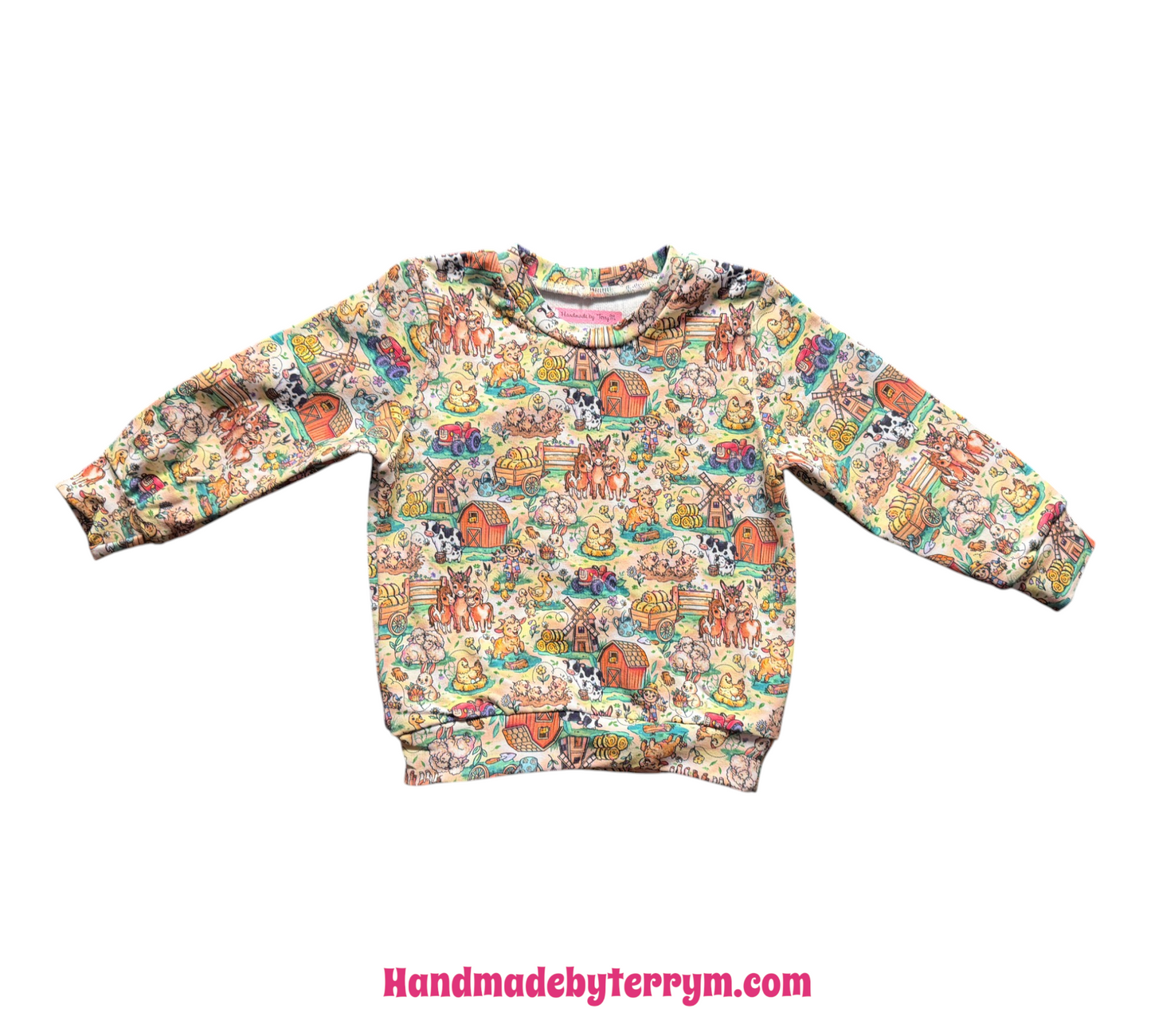 (1691) Farm Animal Jumper - Size 3