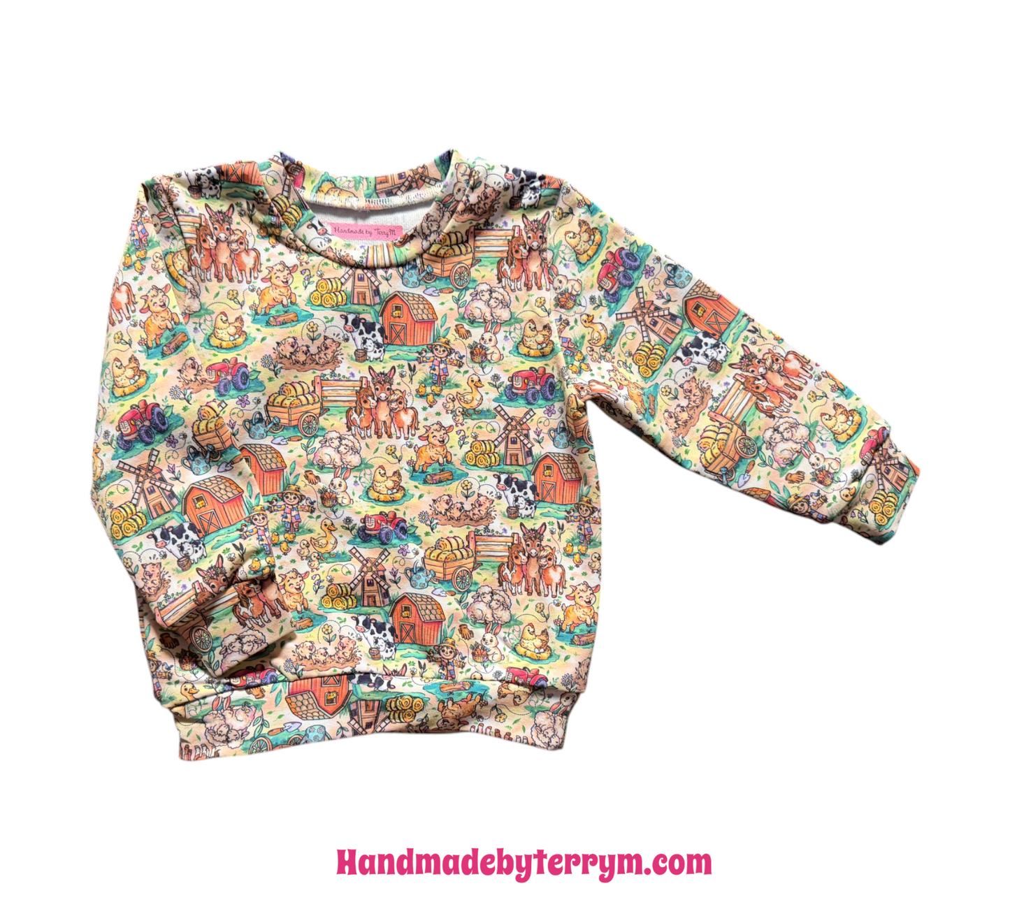 (1691) Farm Animal Jumper - Size 3