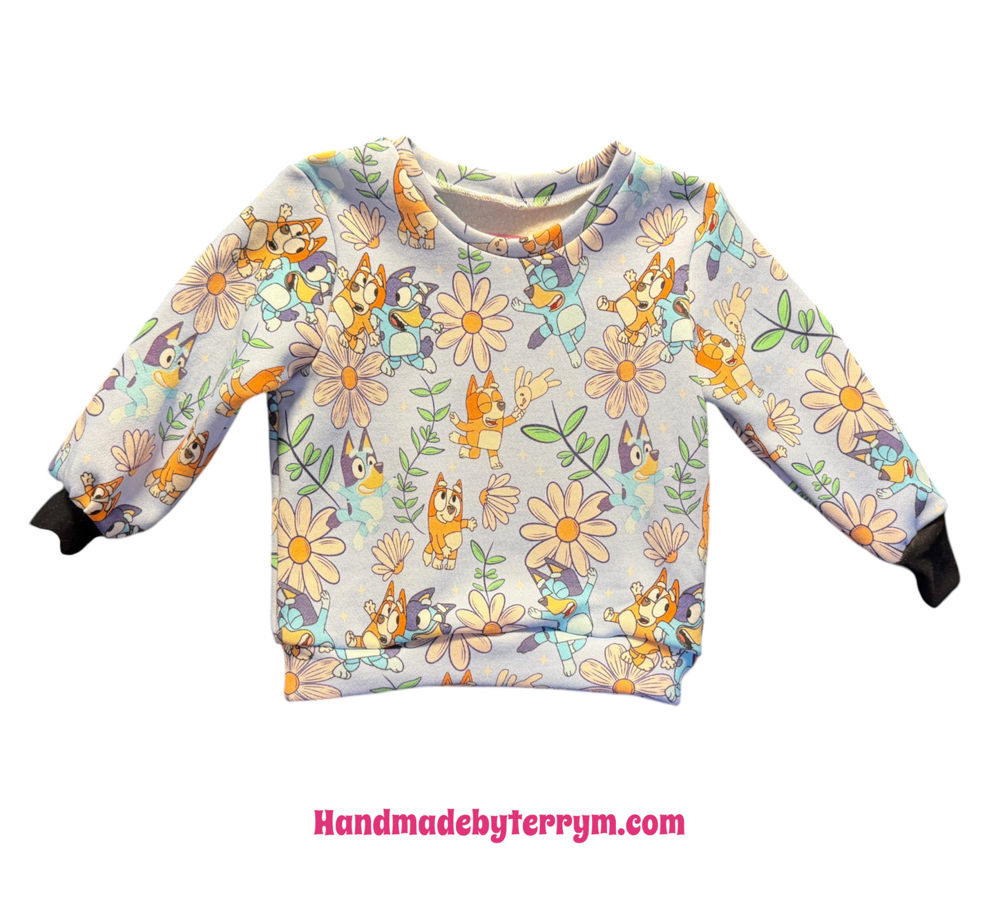 (1699) Blue Dog and Friends Jumper - Size 1