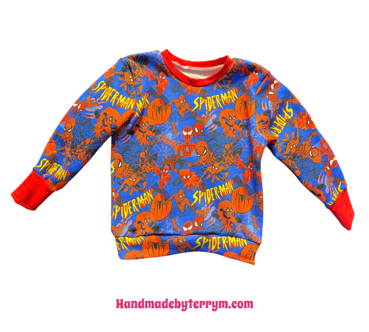 (1704) Spiderdude Jumper - Size 3