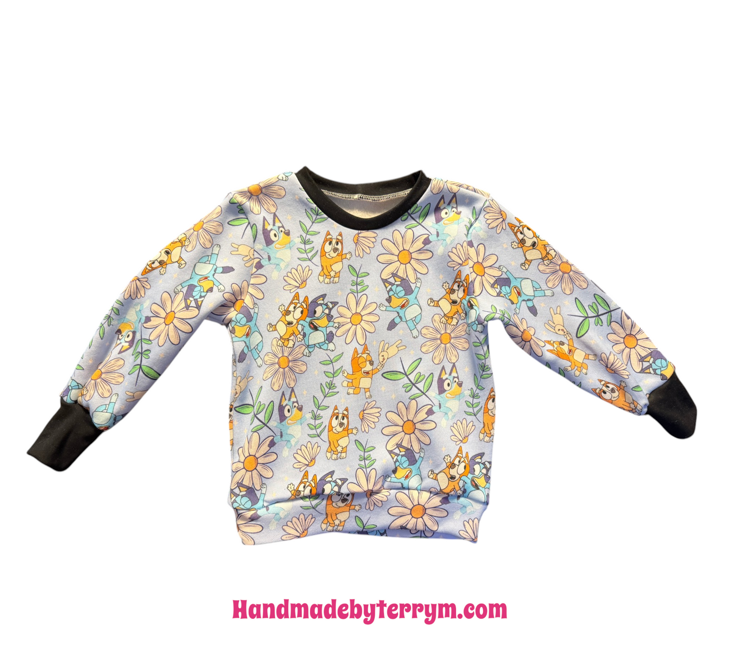 (1701) Blue Dog and Friends Jumper - Size 3