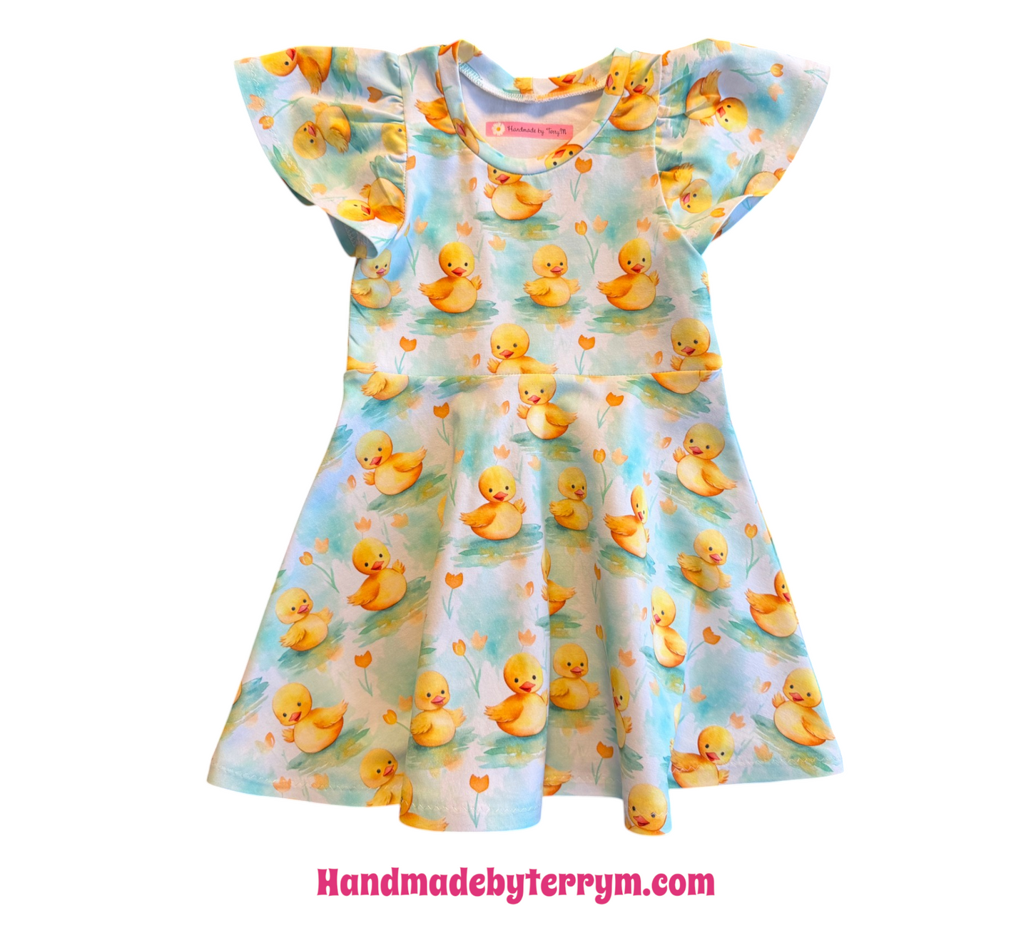 (1717) Duckling Dress – Size 2