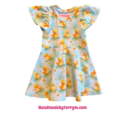 (1717) Duckling Dress – Size 2