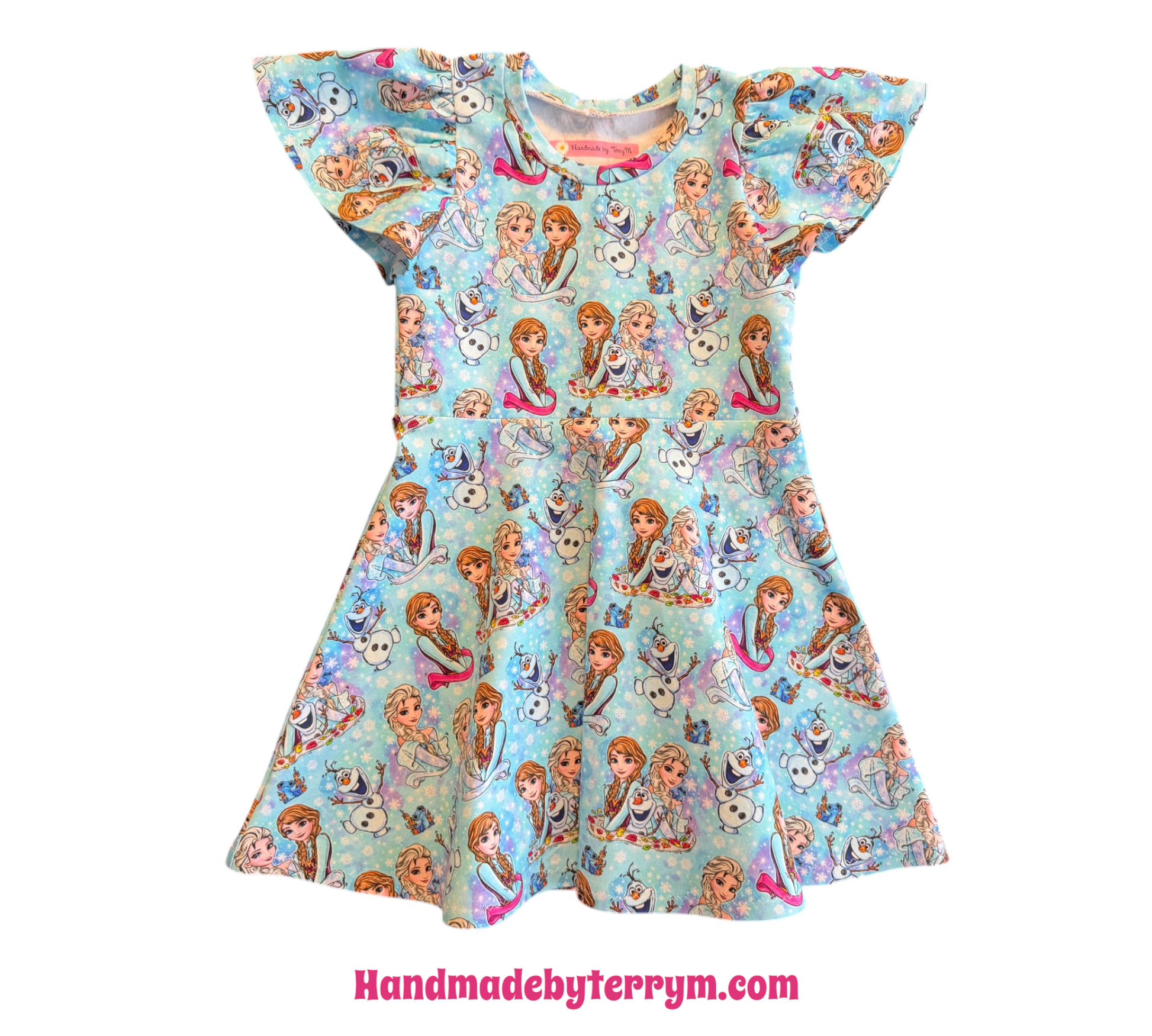 Cold princess girls dress size 3 ”
“Handmade ice princess toddler dress
