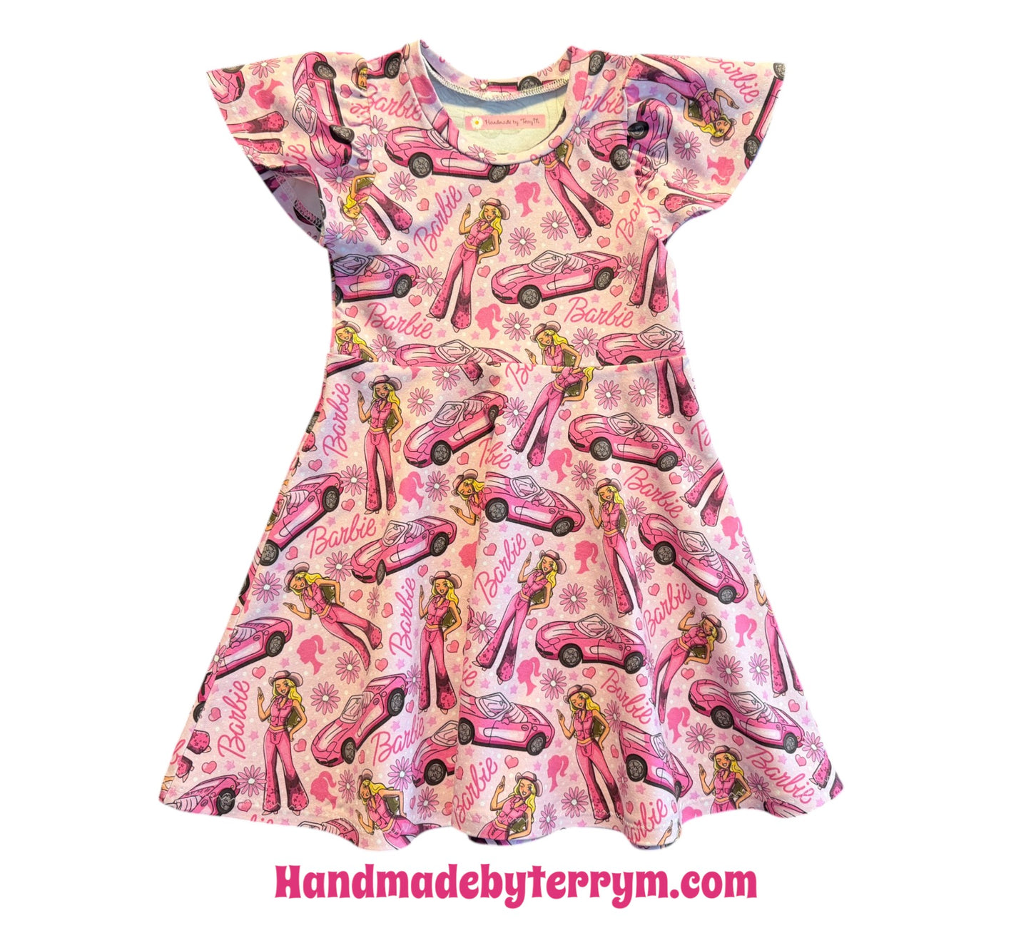 (1740) Pink Dream‑World Character Dress  - Size 4