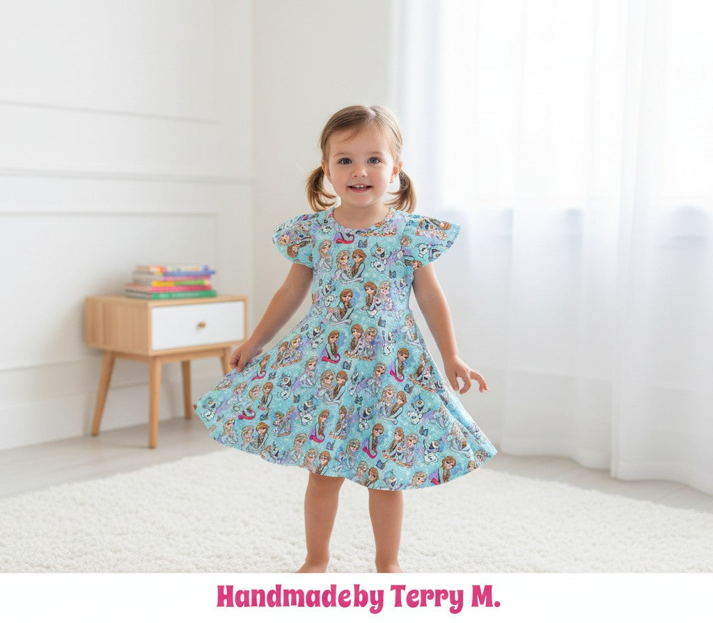 (1743) Cold Princess Dress - Size 4