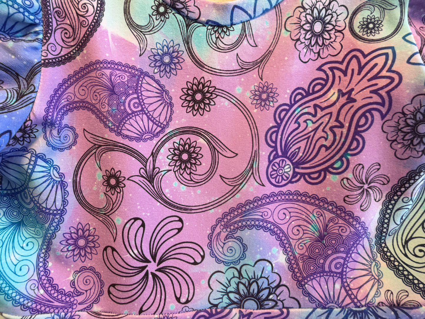 (1747) Paisley Dream Flutter Dress Size 7