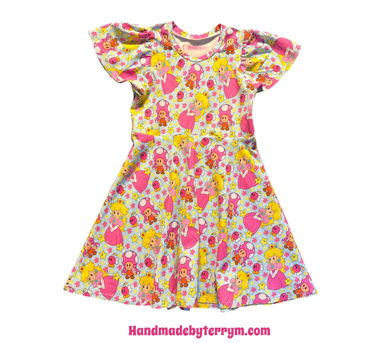(1759) Pink Princess Dress - Size 6