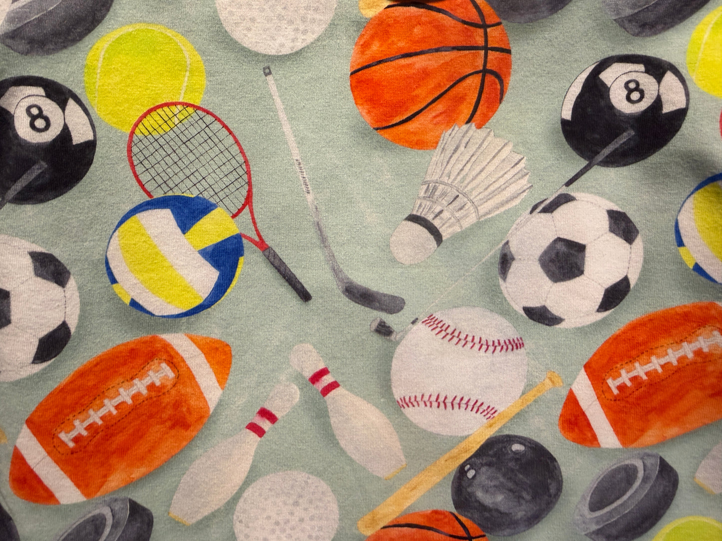 (1765) Ball Sports Tshirt & Shorts Set - Size 6