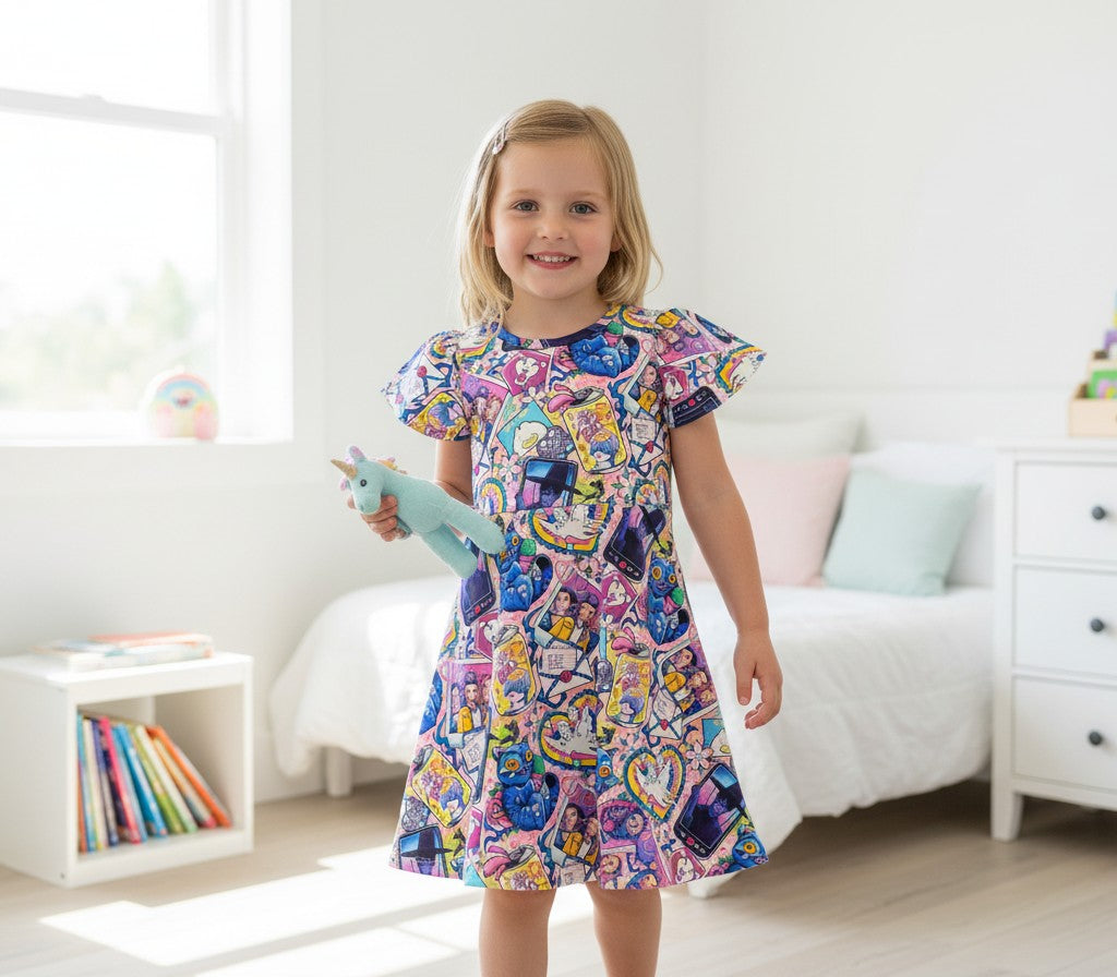 (1770) KPop Dress - Size 5