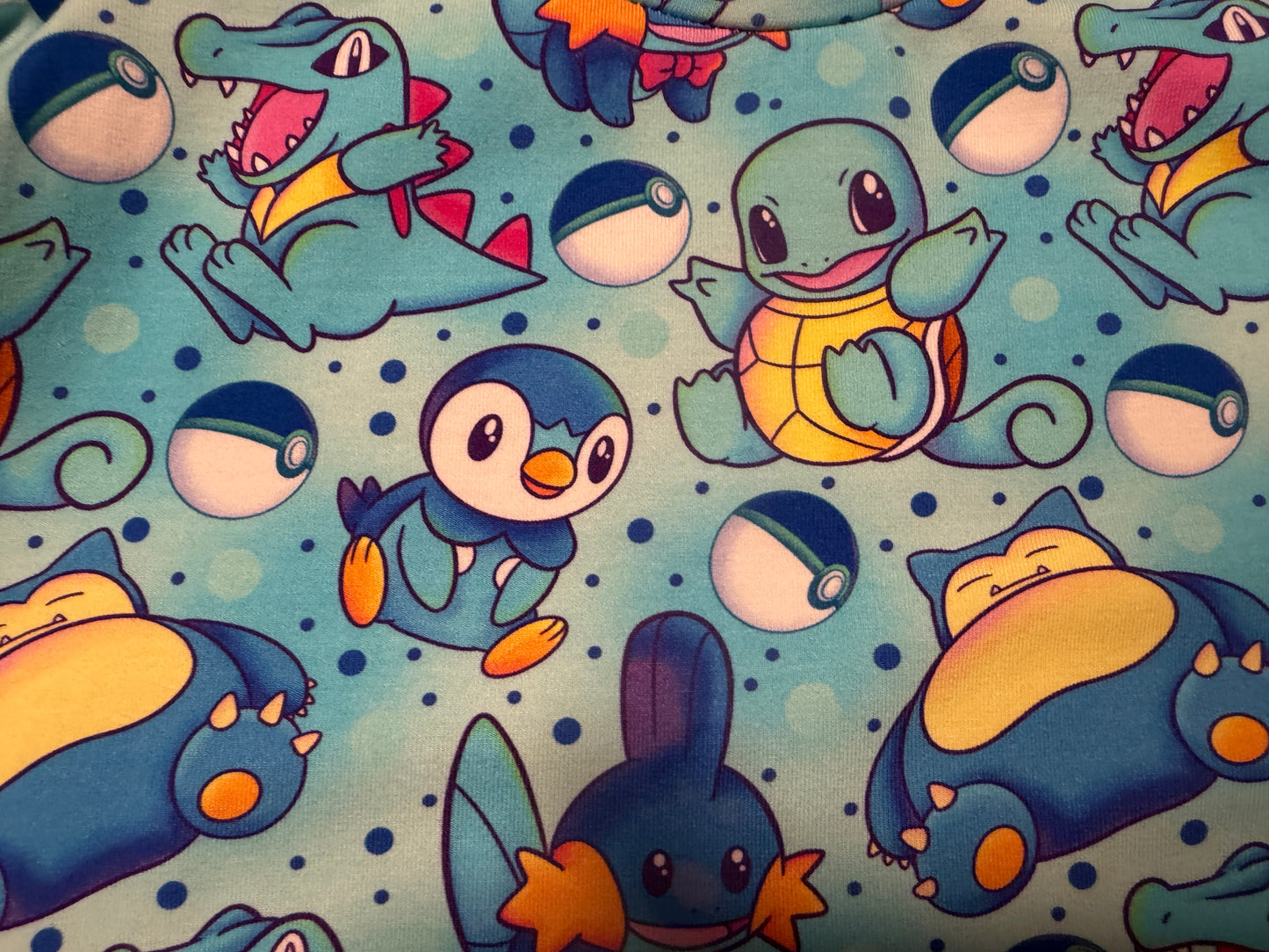 (1776) Blue Pocket Monster T‑Shirt & Shorts Set - Size 5