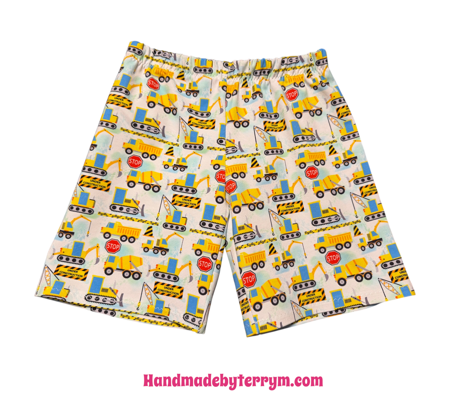 (1783) Construction T-Shirt & Shorts Set - Size 5