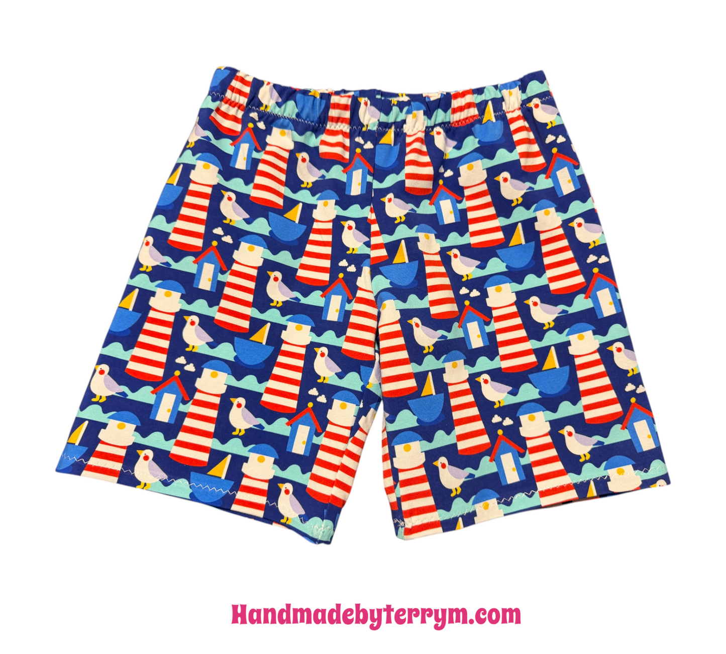 (1778) Seagull T-Shirt & Shorts Set - Size 5