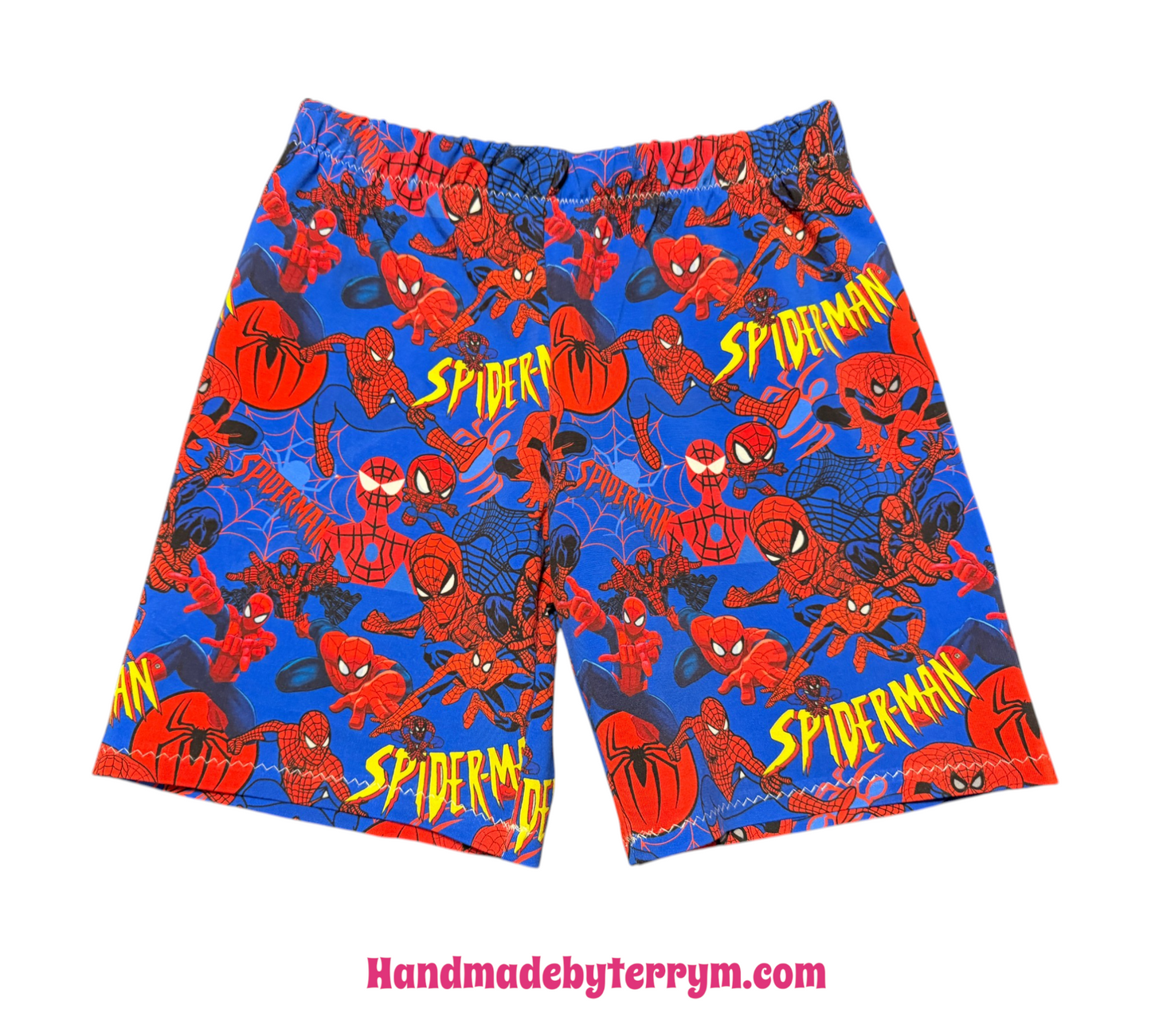 (1773) Spiderdude T-Shirt & Shorts Set - Size 5
