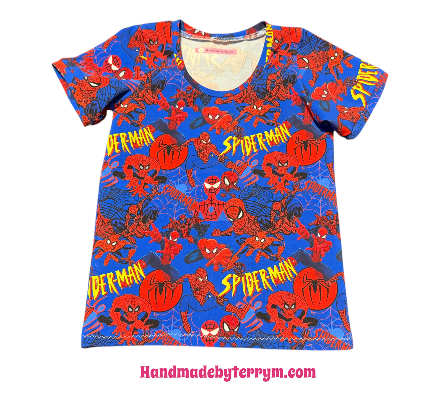 (1773) Spiderdude T-Shirt & Shorts Set - Size 5