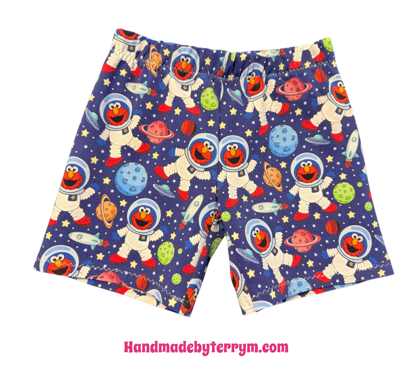 (1797) Space Adventure T‑Shirt & Shorts Set - Size 1