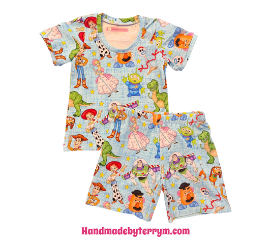 (1789) Playtime Pals T‑Shirt & Shorts Set – Size 2