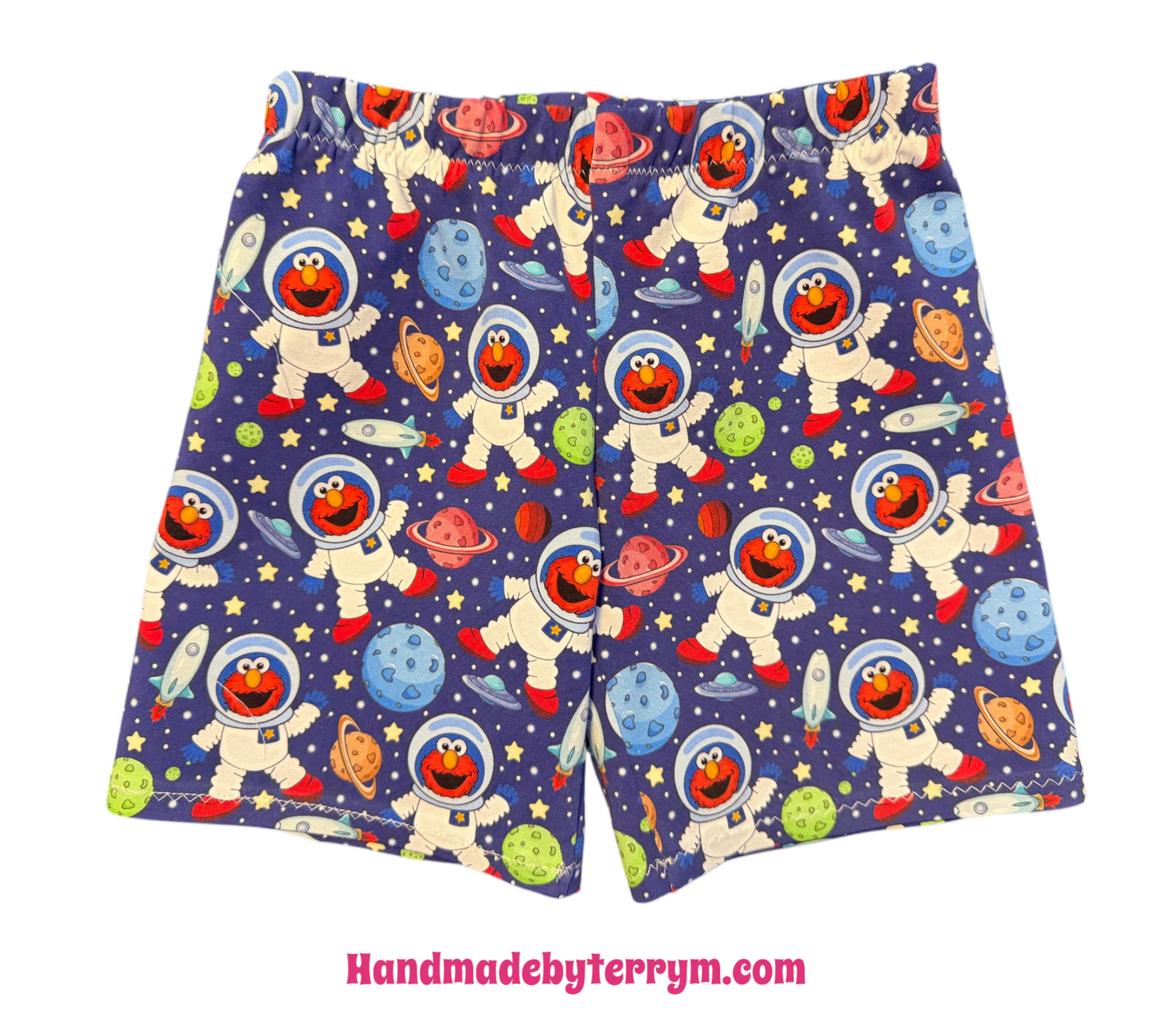 (1791) Space Adventure T‑Shirt & Shorts Set - Size 2