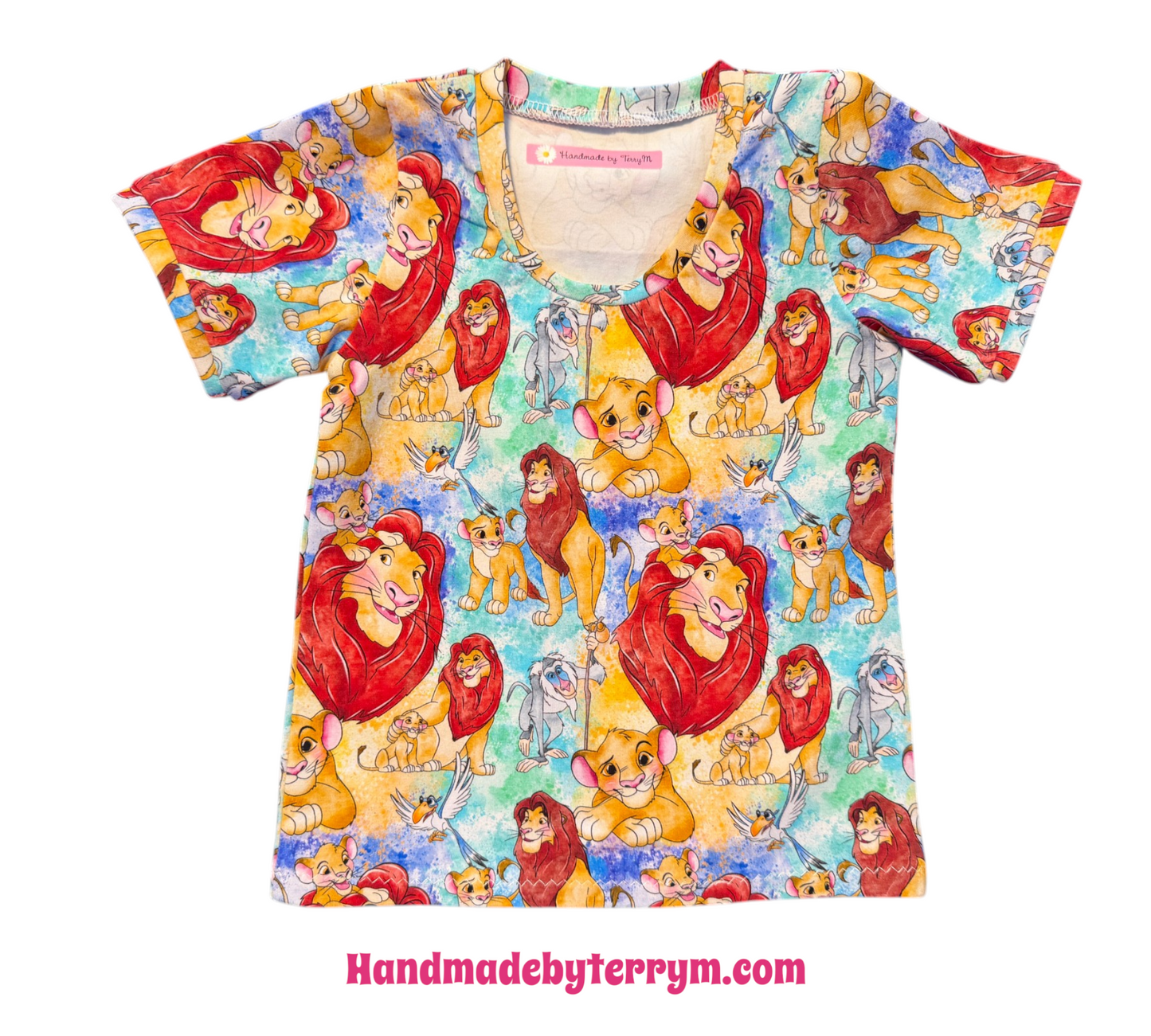 (1792) Savanna Friends T‑Shirt & Shorts Set – Size 2