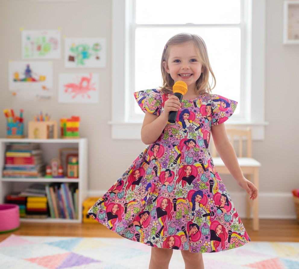 (1803) KPop Dress - Size 6