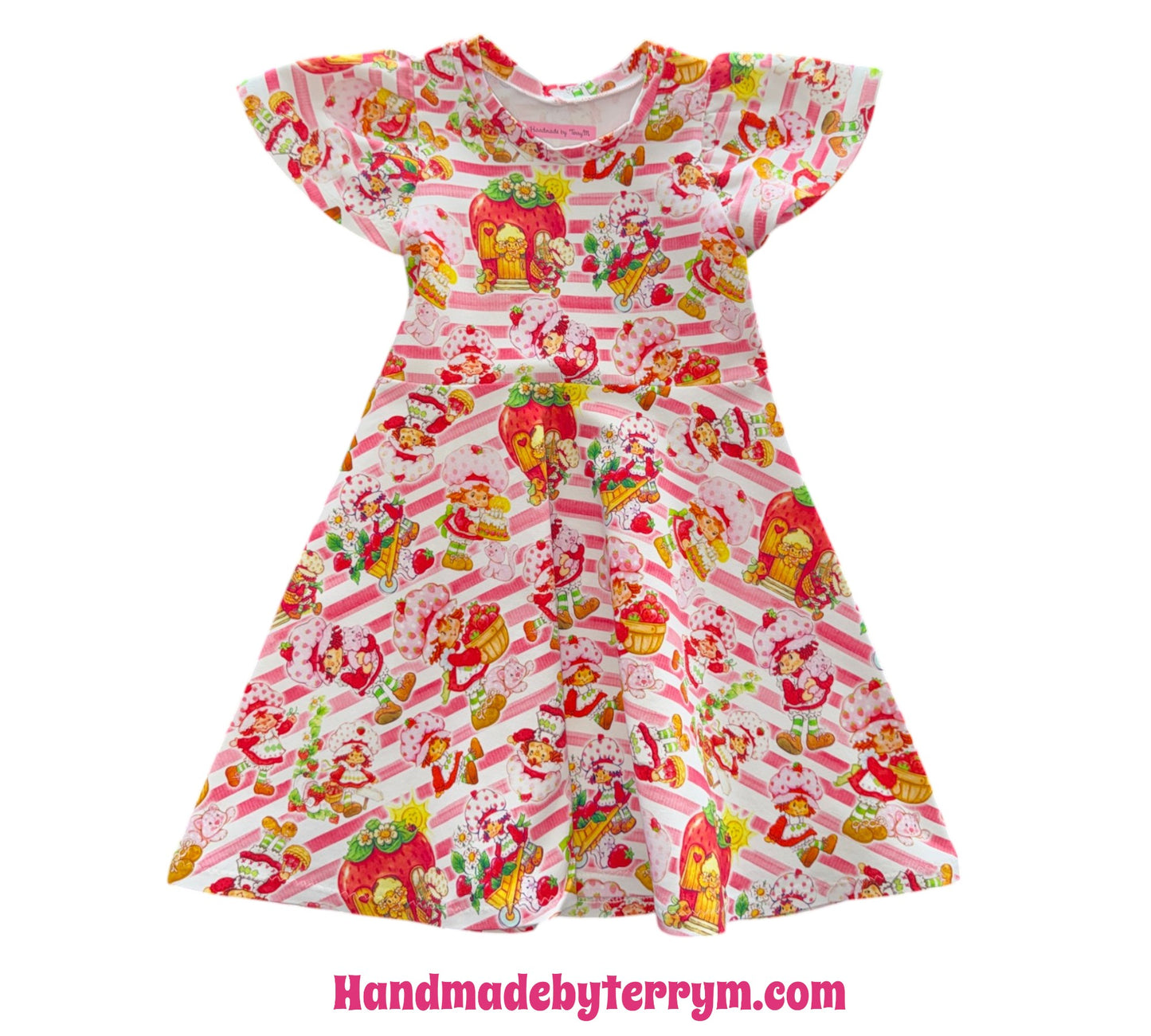 (1824) Strawberry Girl Dress - Size 4