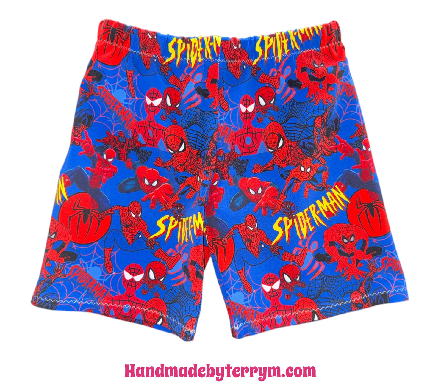 (1825) Spiderdude T-shirt & Shorts Set - Size 4