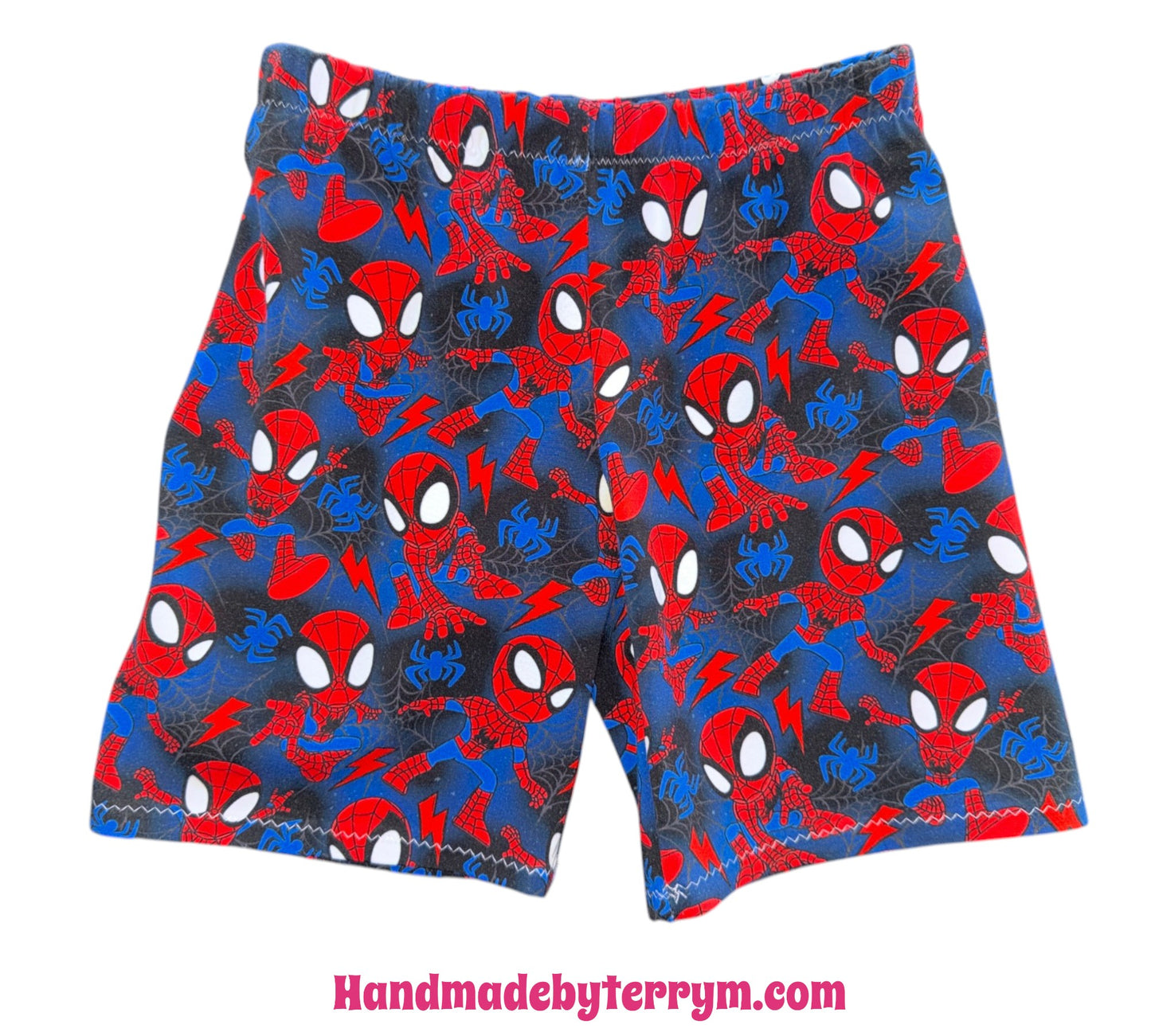 (1827) Spiderdude T-Shirt & Shorts Set - Size 5