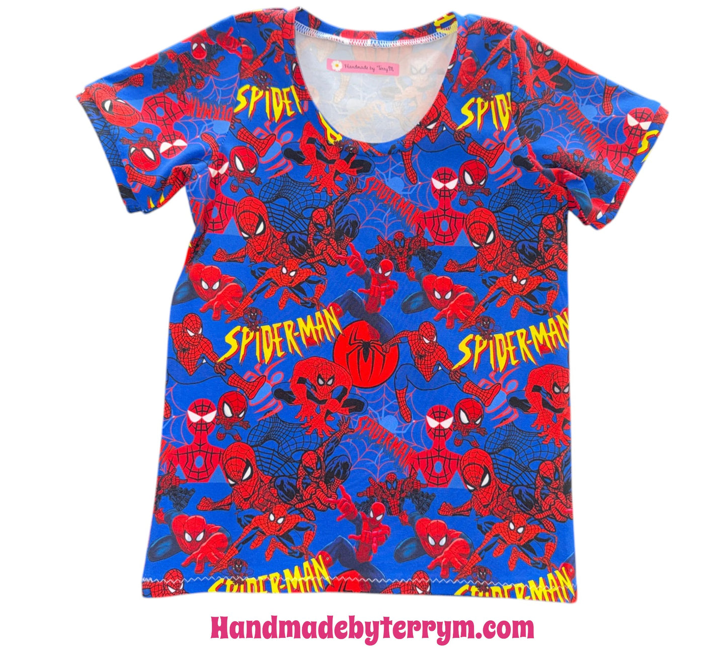 (1826) Spider Hero T‑Shirt & Shorts Set Size 6