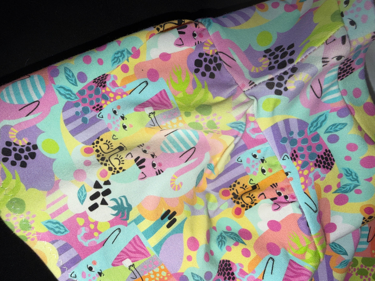 (0471) Wild Jungle Cats Dress -  Size 6