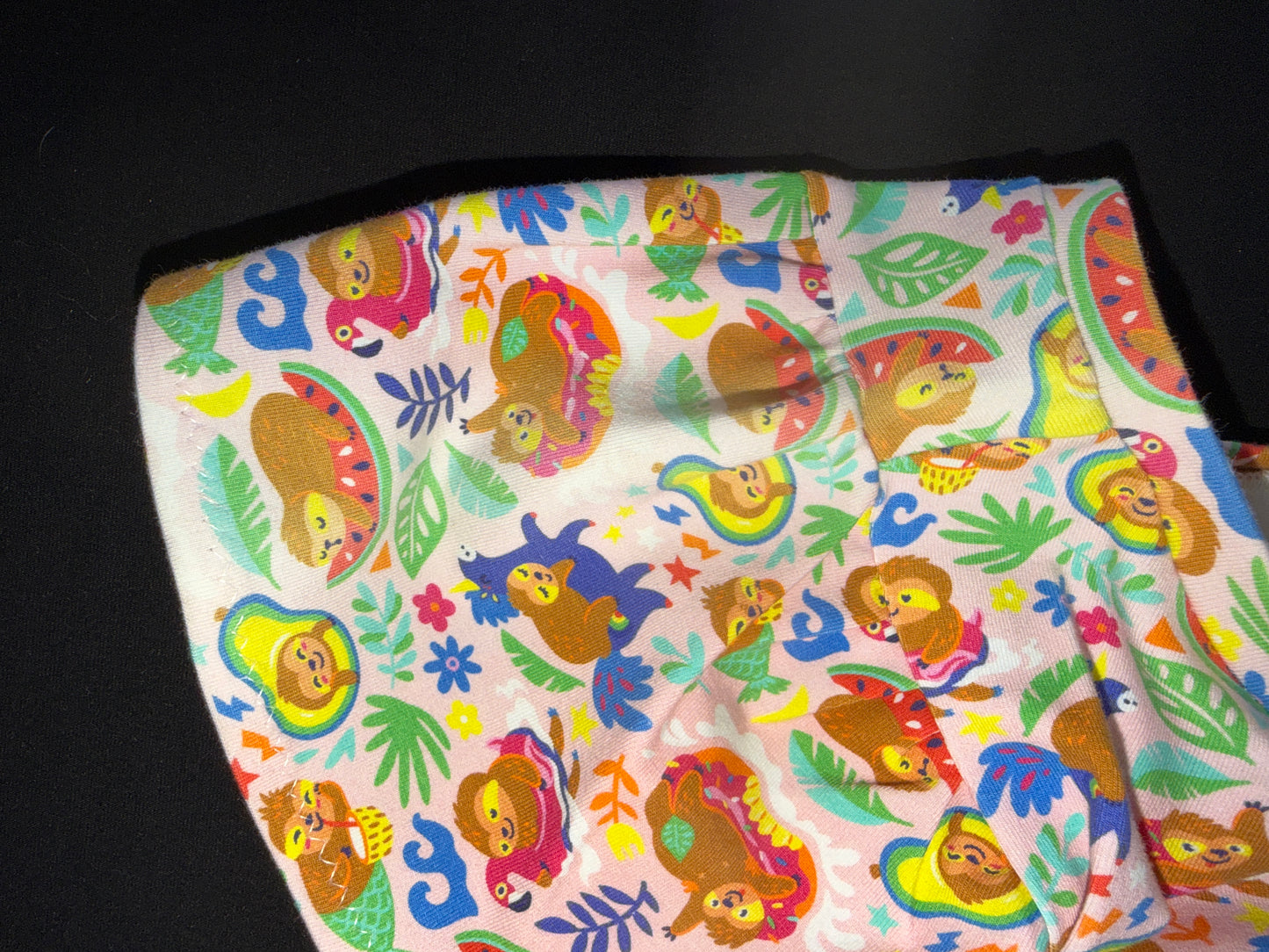 (0384) Happy Sloth Dress - Size 4