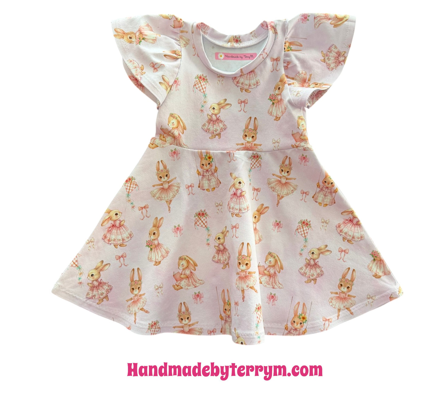 (1861) Sweet Bunny Dress - Size 1