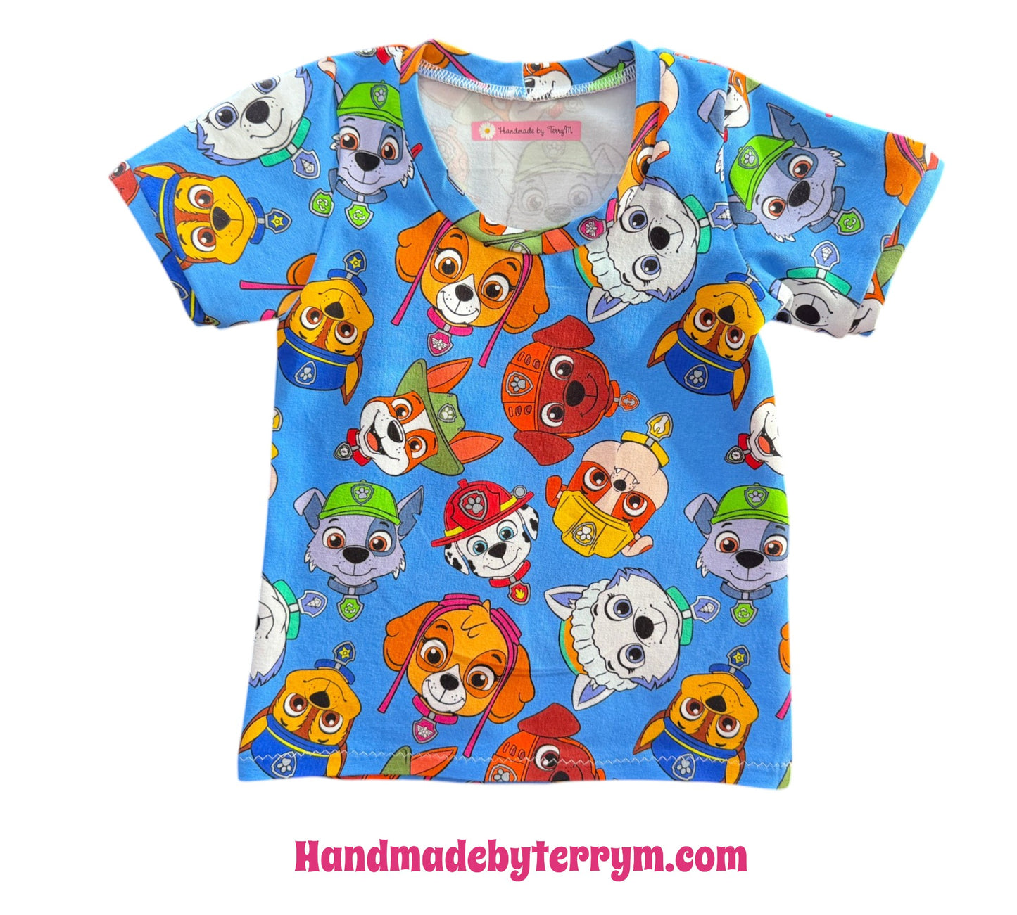 (1855) Rescue Pups T-Shirt & Shorts Set - Size 3