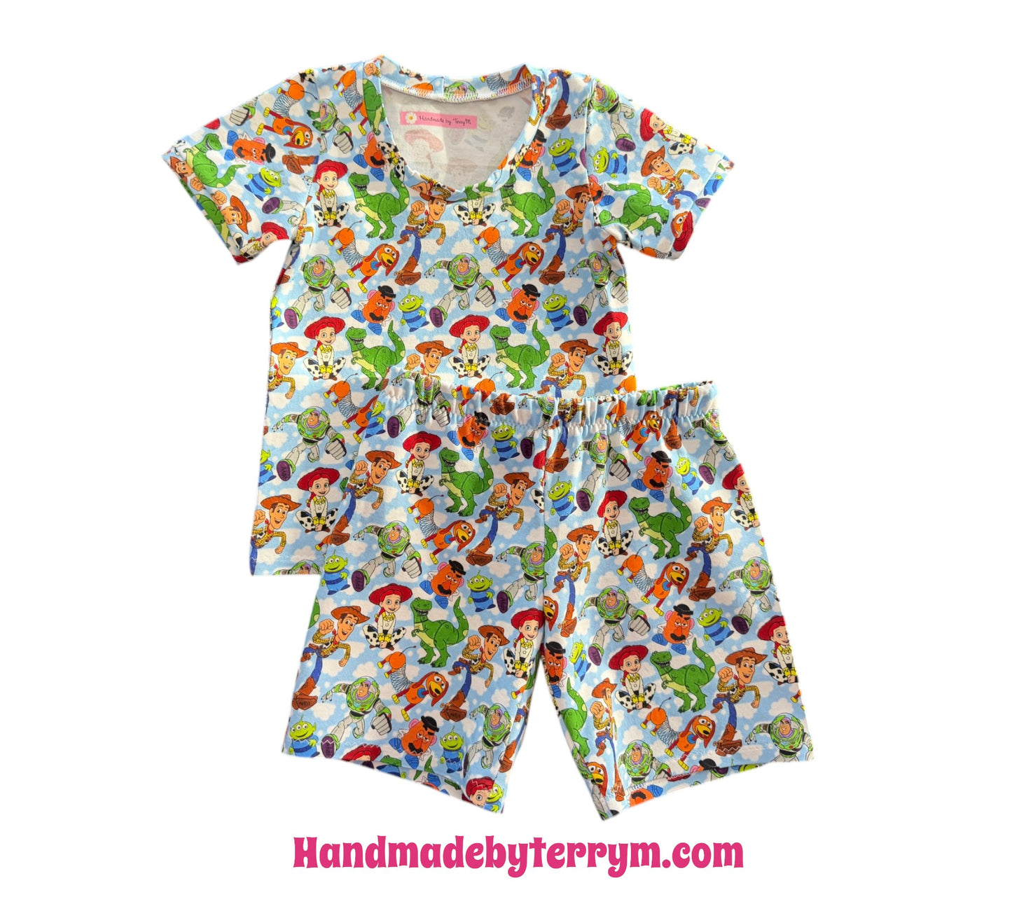 (1857) Playtime Pals T-Shirt & Shorts Set - Size 3