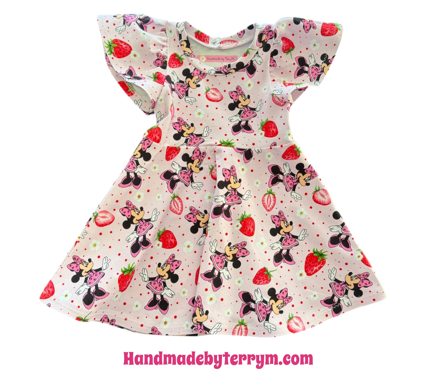(1847) Strawberry Mouse Dress - Size 1