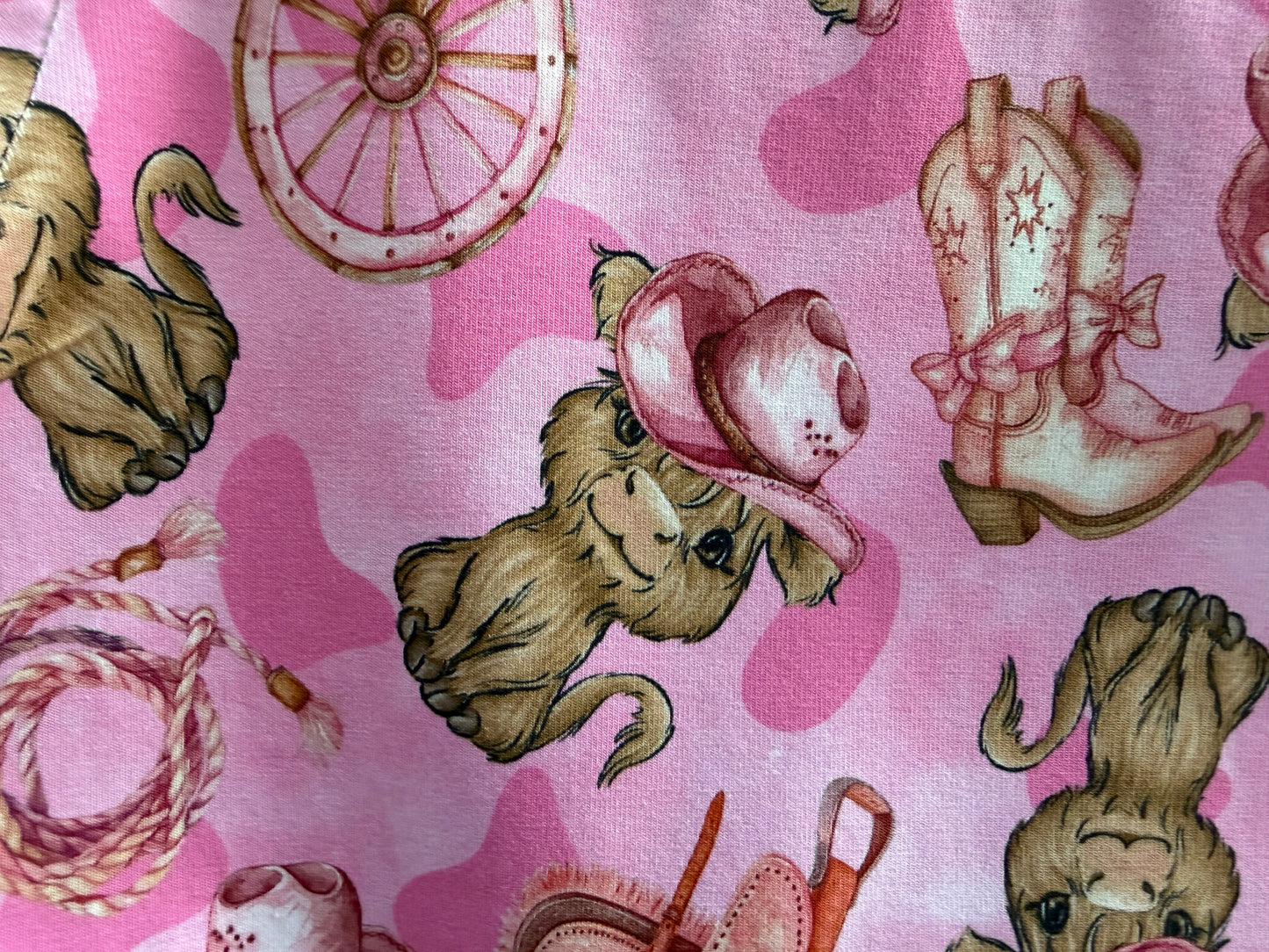 (1871) Pink Cow Girl Dress - Size 3