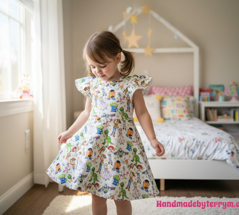 (1900) Andy's Toy Friends Dress - Size 3