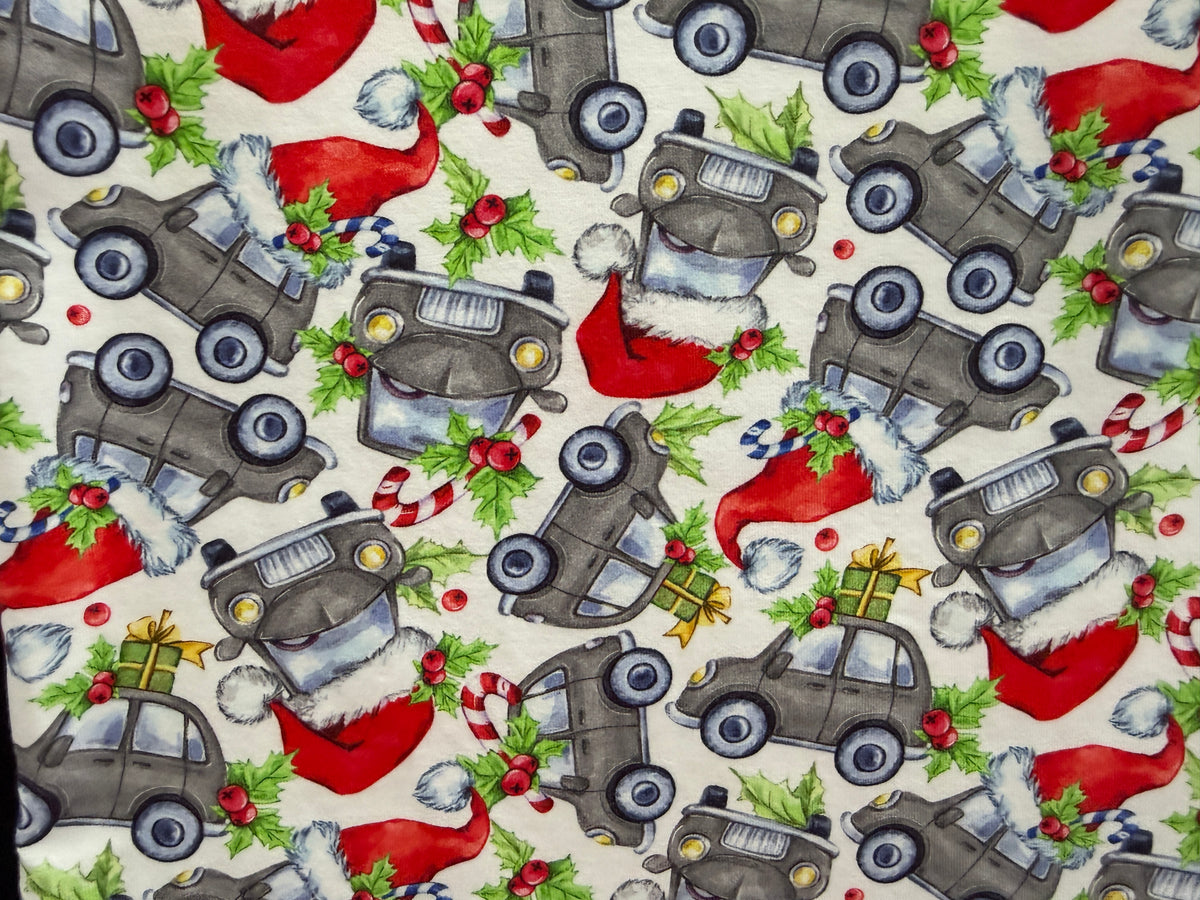 (1868) Santa Truck T-Shirt - Size 4