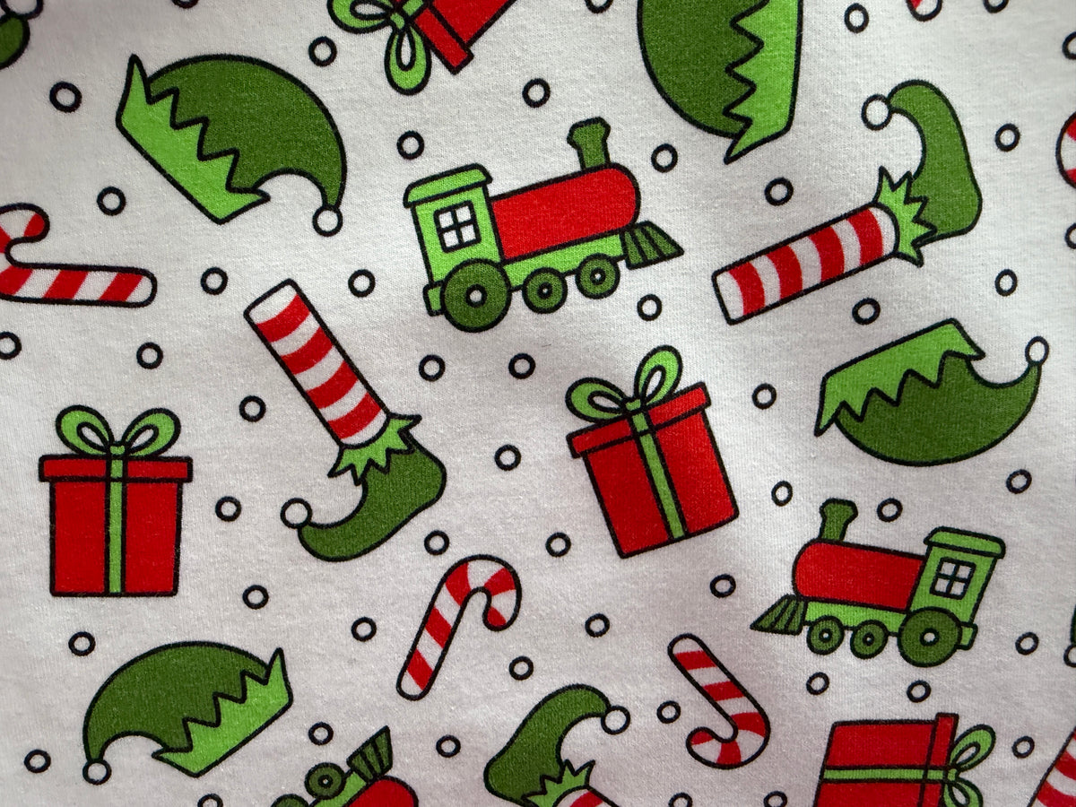 (1841) Candy Cane Christmas T-Shirt - Size 1