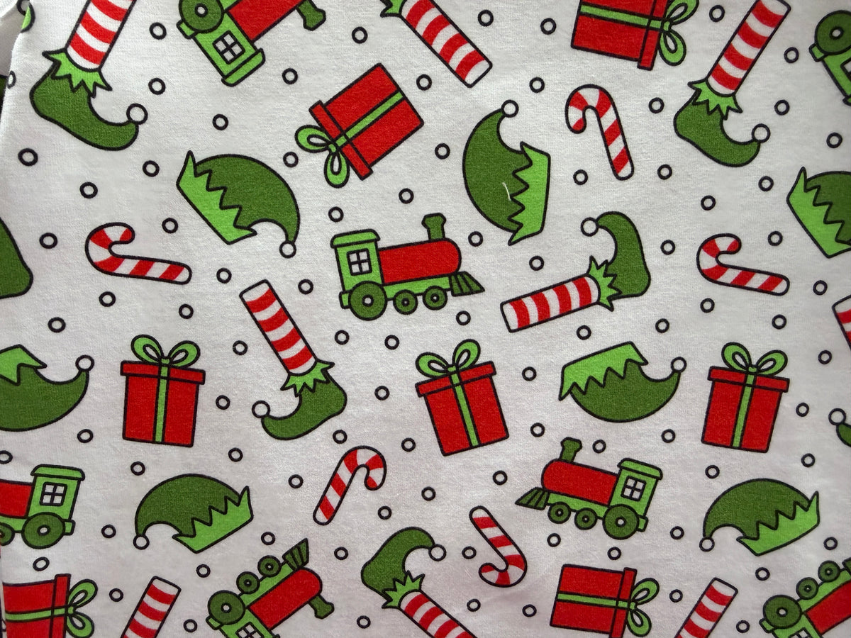 (1844) Candy Cane Christmas T-shirt - Size 4