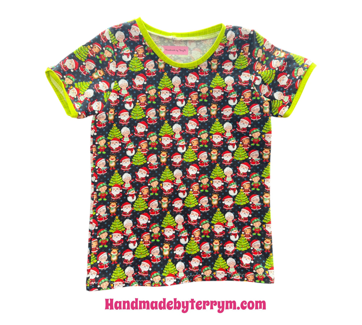 (0669) Santa Gang T-Shirt - Size 6