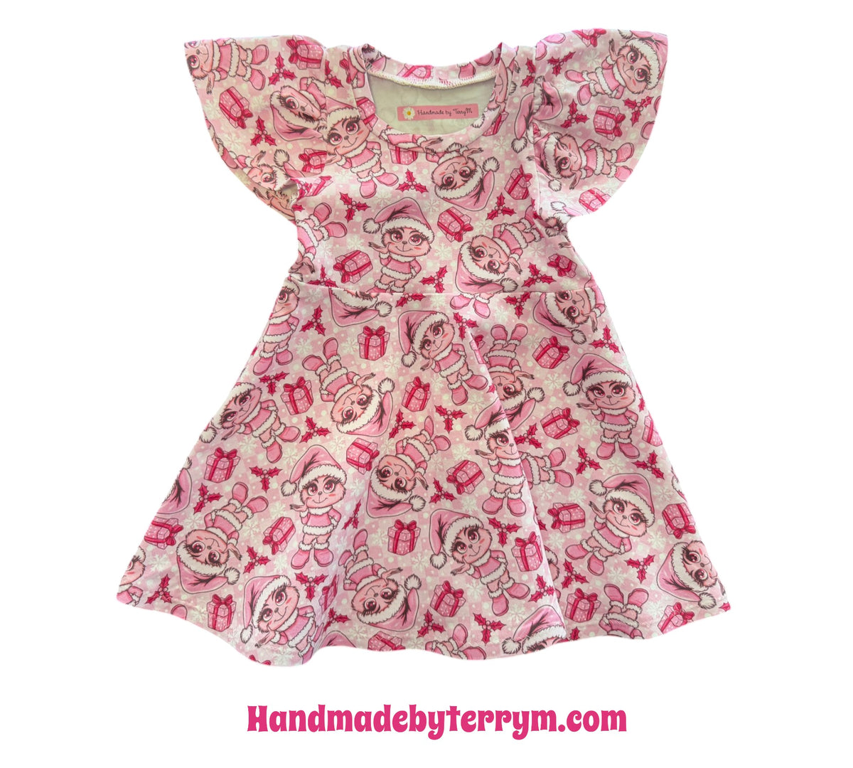 (1952) Pink Mean Xmas Character - Size 1